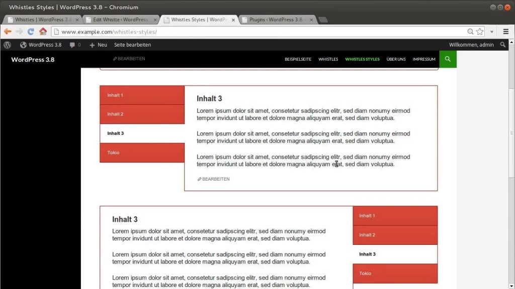 accordion in wordpress